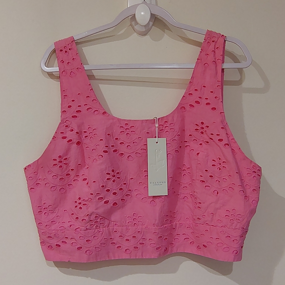 NWT CALYPSO  ST. BARTHS CROP TOP
